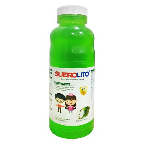 SUEROLITO SABOR MANZANA SUERO ORAL 400ML